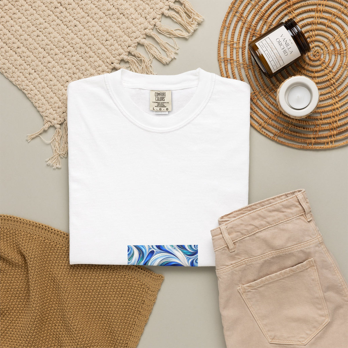 ZAQVE | Spiral Axis Garment-Dyed Tee