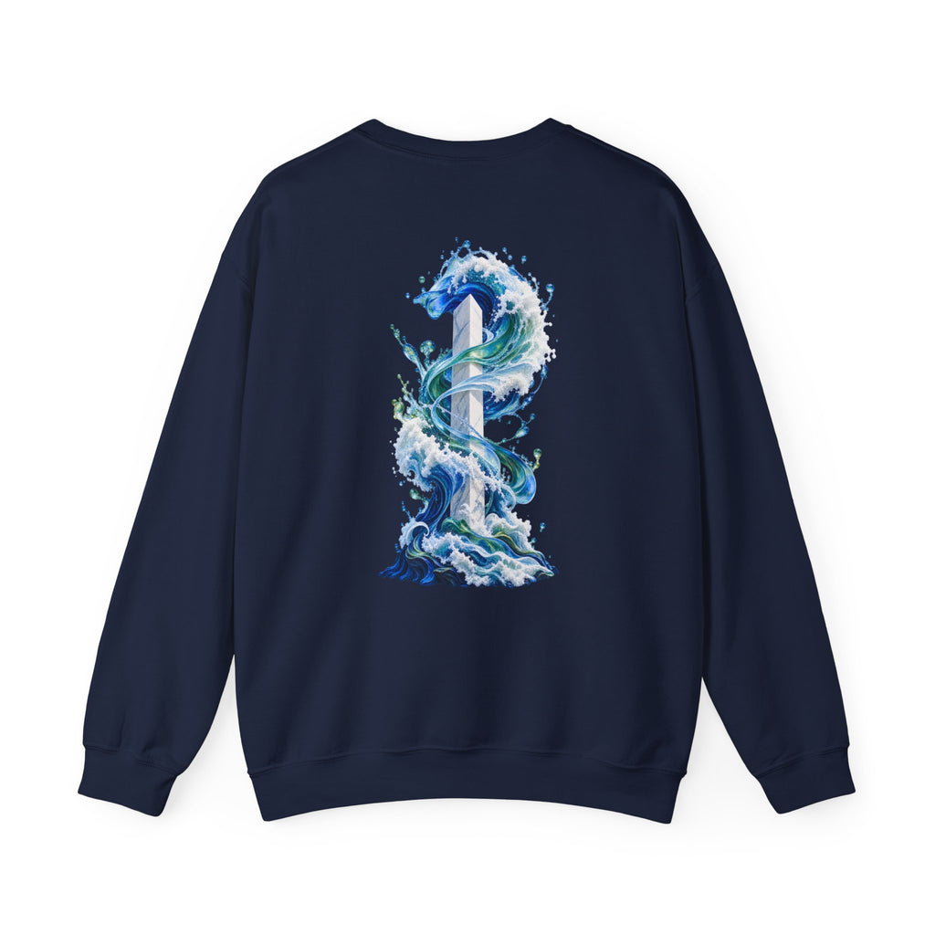 ZAQVE Tideline Monument Crewneck — product view