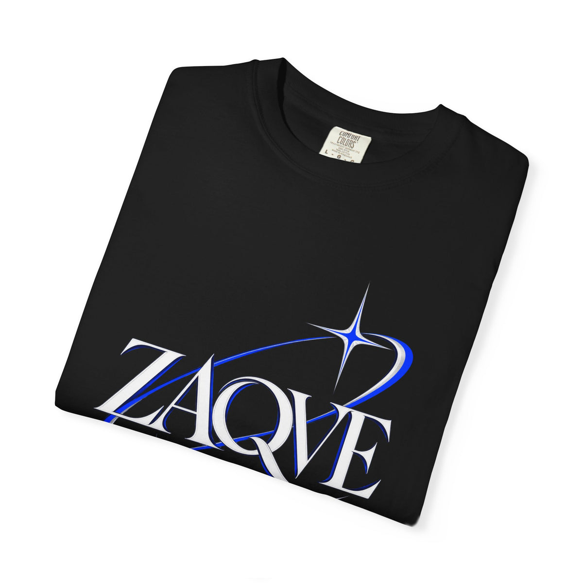 ZAQVE Orbit Signature Garment-Dyed Tee — product view