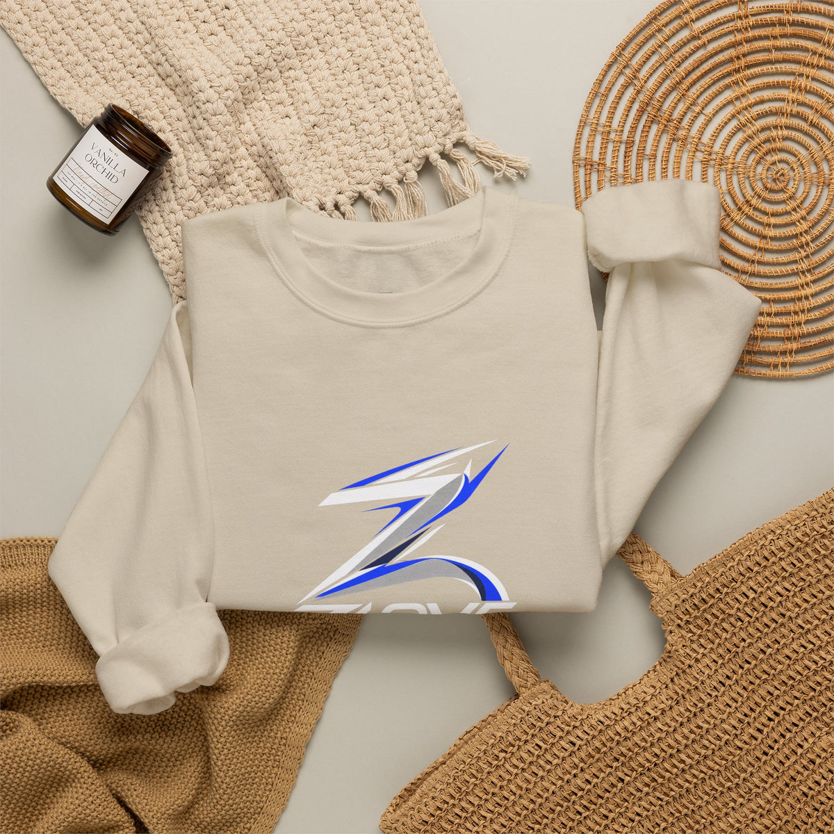 ZAQVE Tideline Monument Crewneck — product view