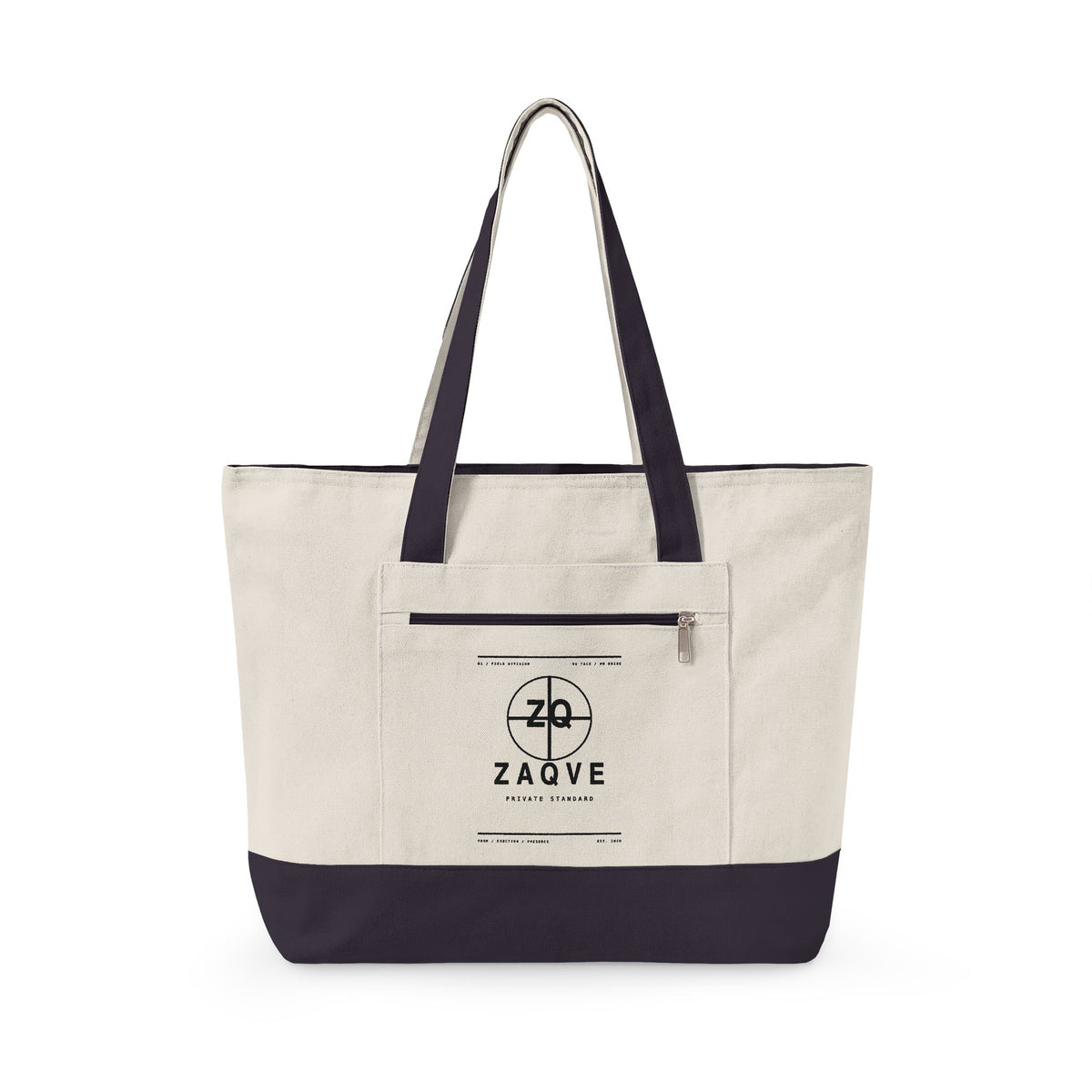 ZAQVE Private Standard Canvas Tote
