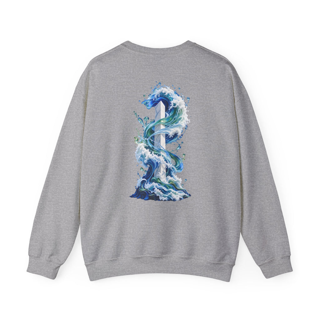 ZAQVE Tideline Monument Crewneck — product view