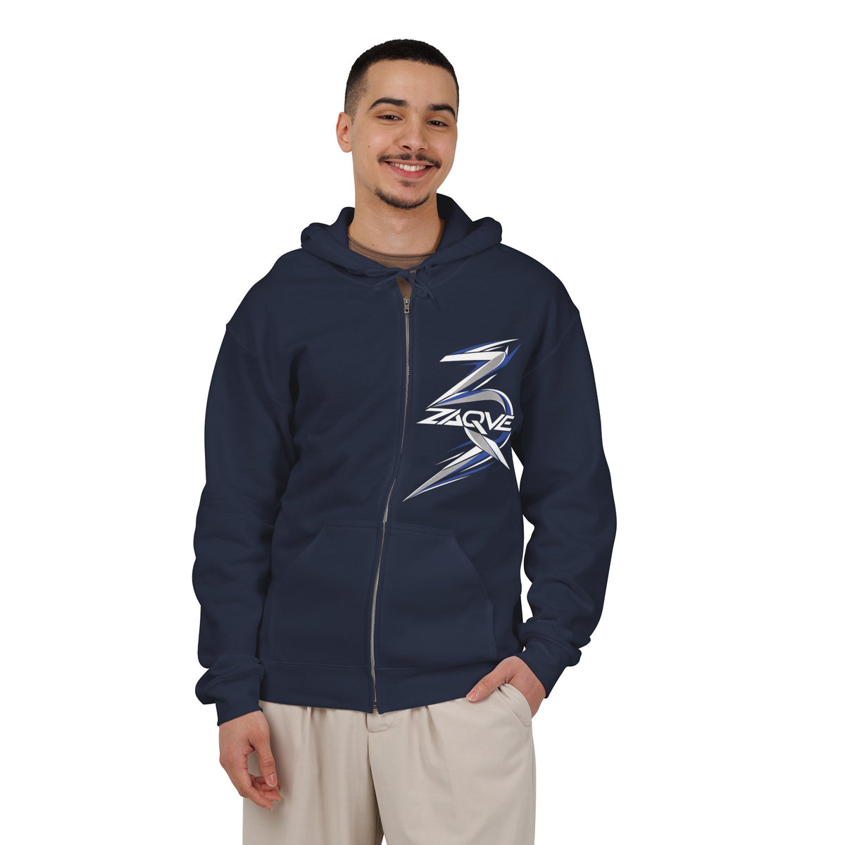 ZAQVE Portal Full-Zip Hoodie — product view