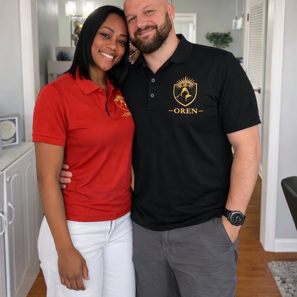 ZAQVE Monogram Performance Polo