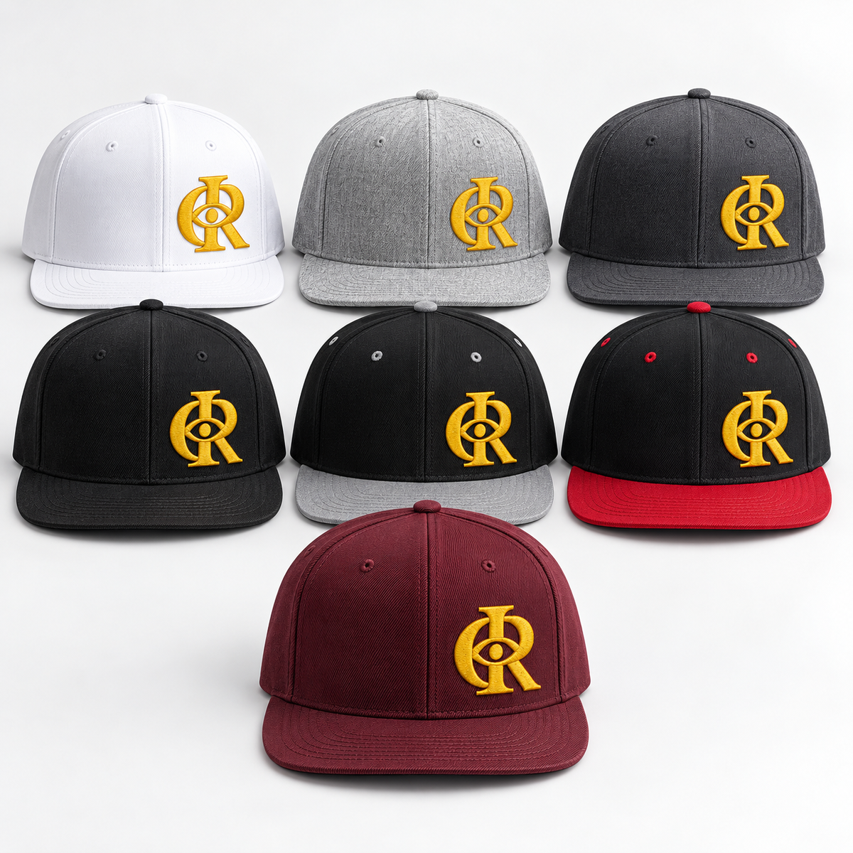 ZAQVE Monogram Structured Snapback