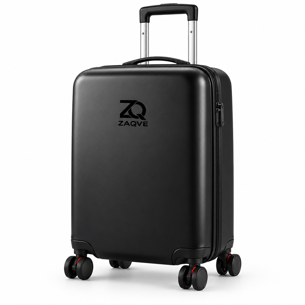 ZAQVE Noir 22-Inch Carry-On Suitcase | Black