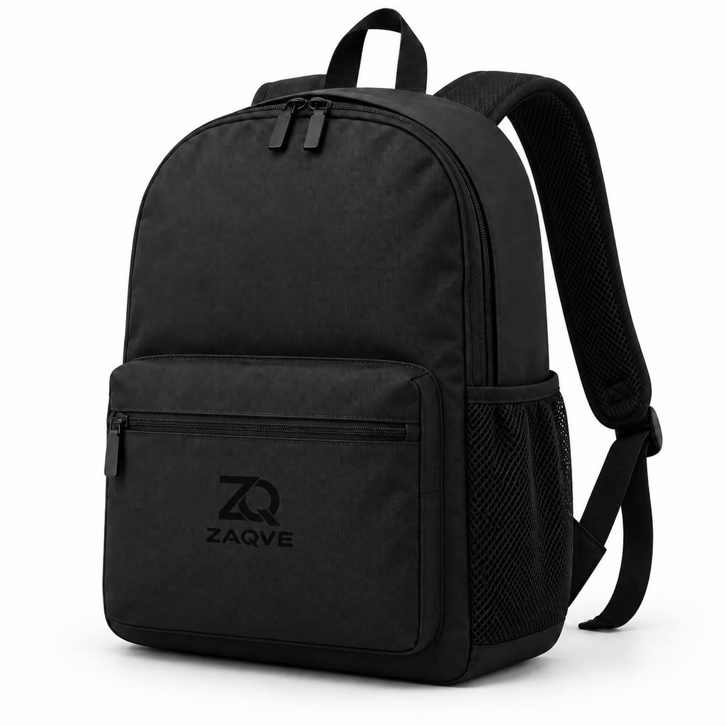 ZAQVE Noir Everyday Backpack | Black