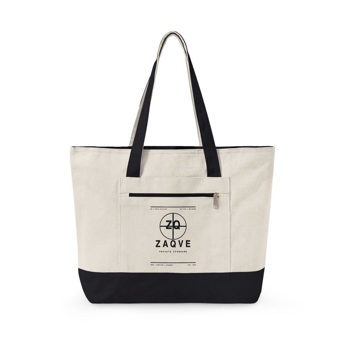 ZAQVE Private Standard Canvas Tote