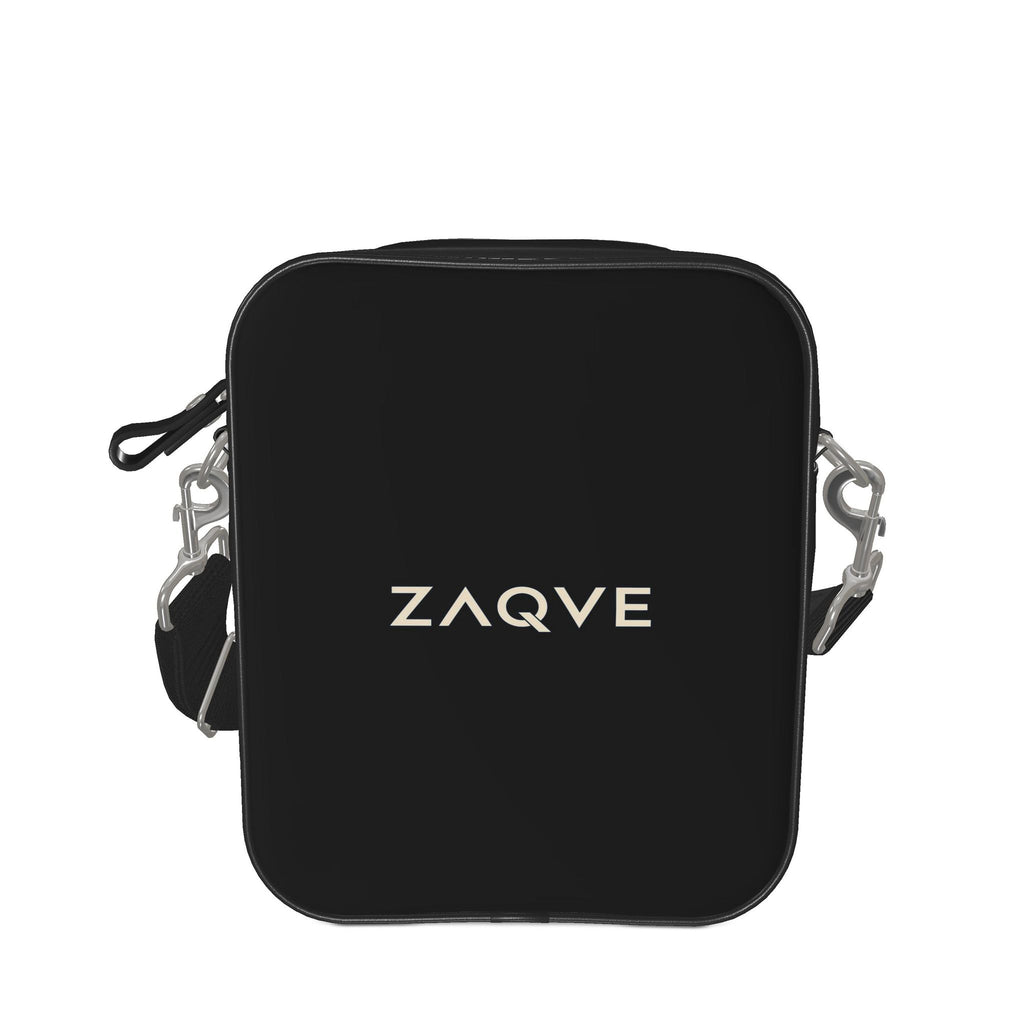 ZAQVE Noir Signature Messenger Bag | Black