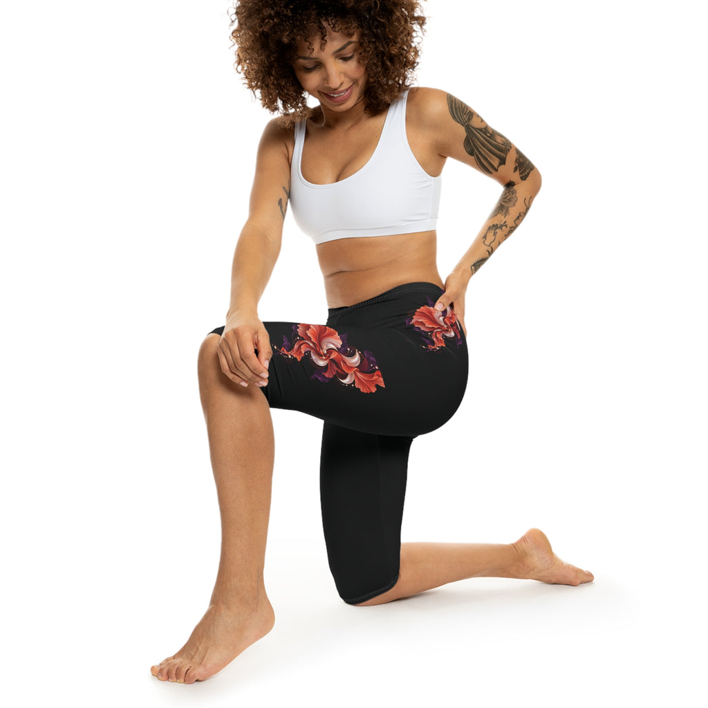 ZAQVE AURELIA Bloom Capri Leggings — supplier styled front view