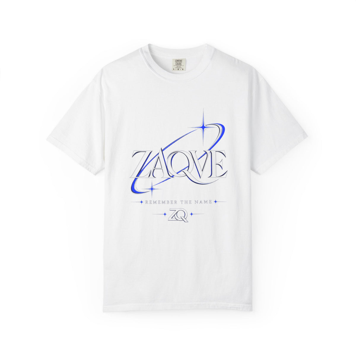ZAQVE Orbit Signature Garment-Dyed Tee — product view