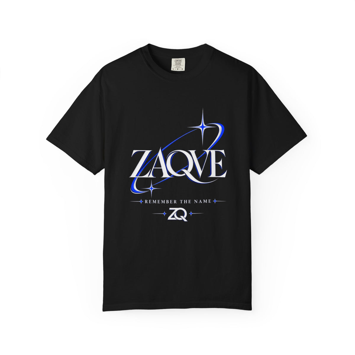 ZAQVE Orbit Signature Garment-Dyed Tee — product view