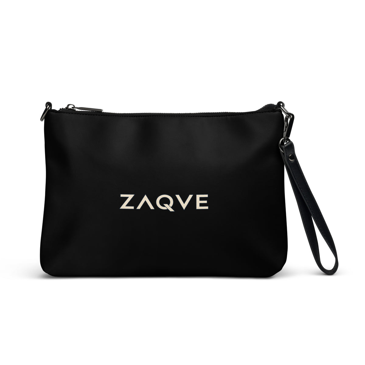 ZAQVE Noir Signature Crossbody Bag — Faux Leather — product view