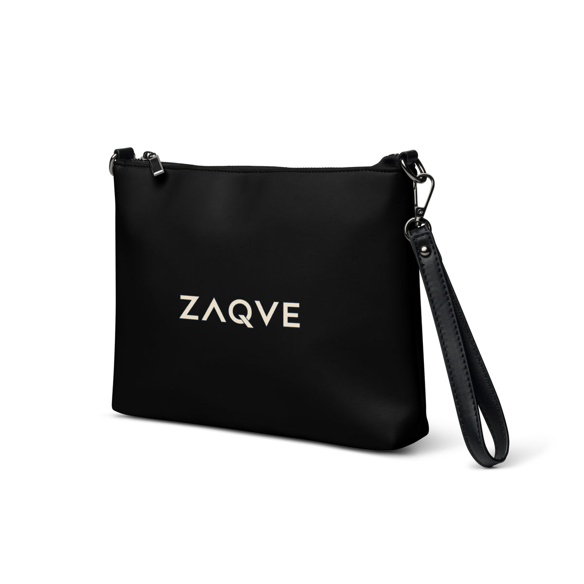 ZAQVE Noir Signature Crossbody Bag — Faux Leather — product view