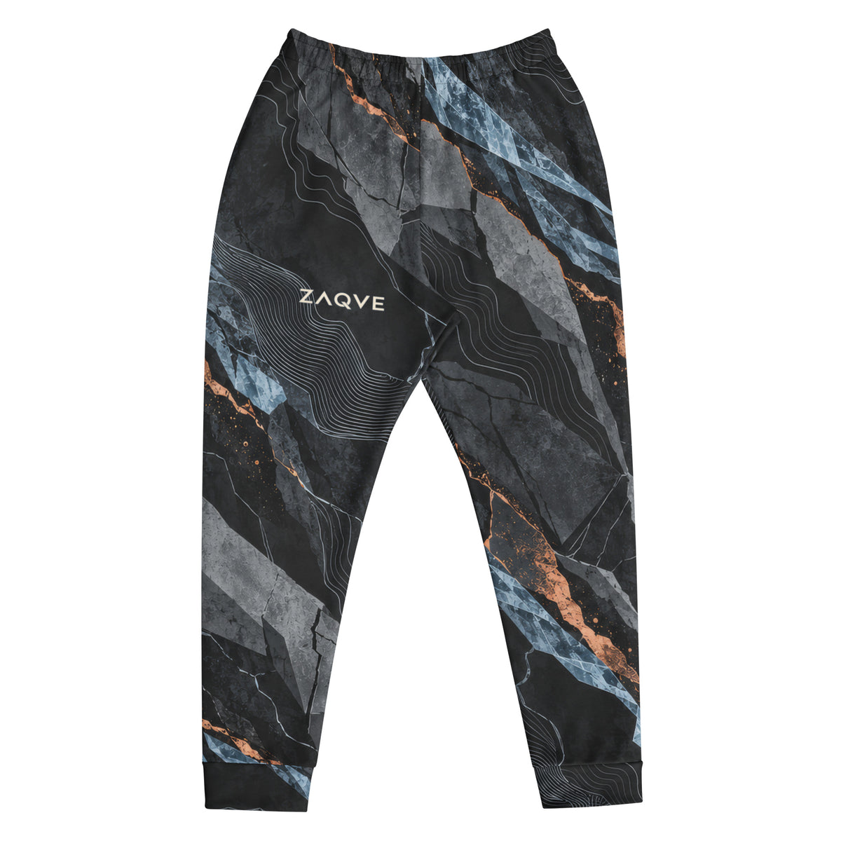 ZAQVE RIFT — Winter Signal All-Over Print Joggers — product view