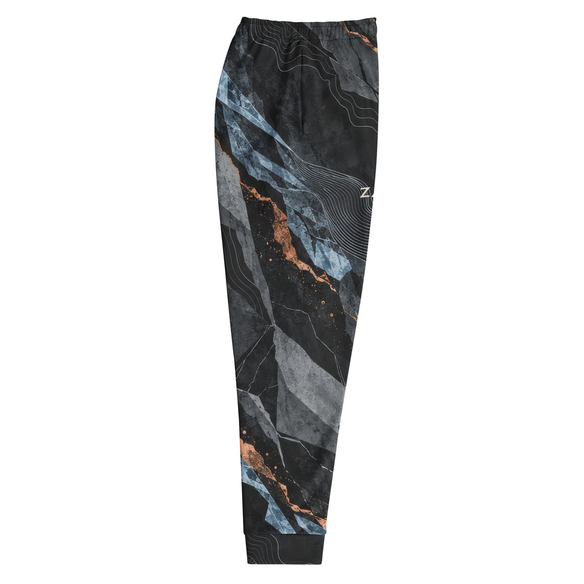 ZAQVE RIFT — Winter Signal All-Over Print Joggers — product view