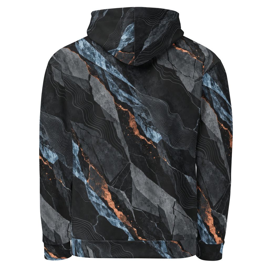 ZAQVE RIFT — Winter Signal All-Over Print Hoodie — product view