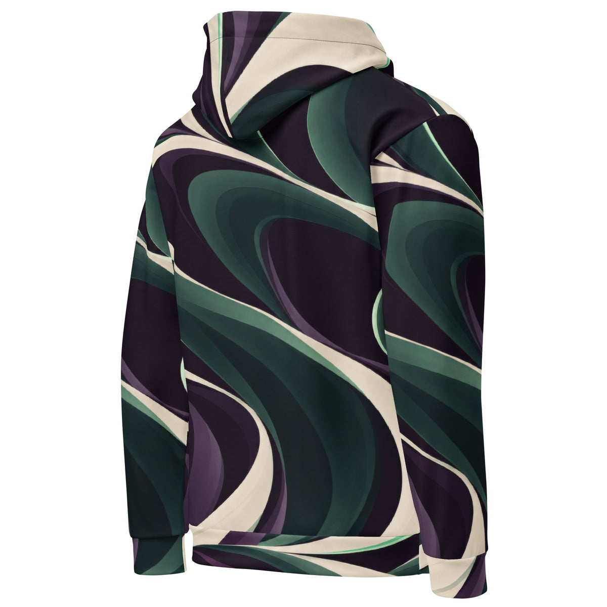 ZAQVE ORBIT — Night Current All-Over Print Hoodie — product view