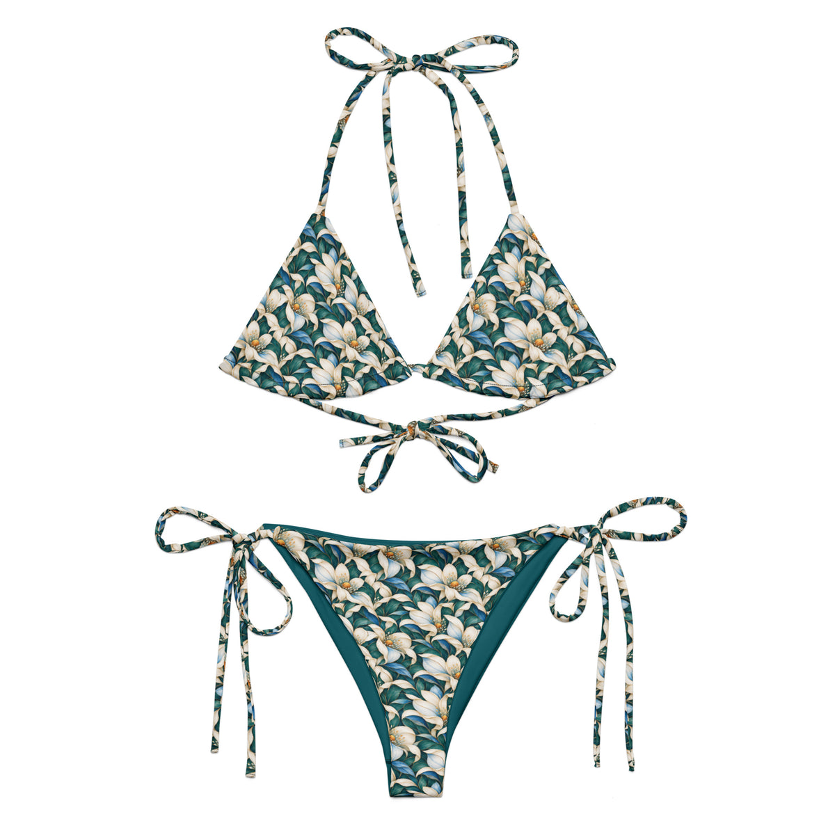 ZAQVE Botanical Bloom String Bikini — product view