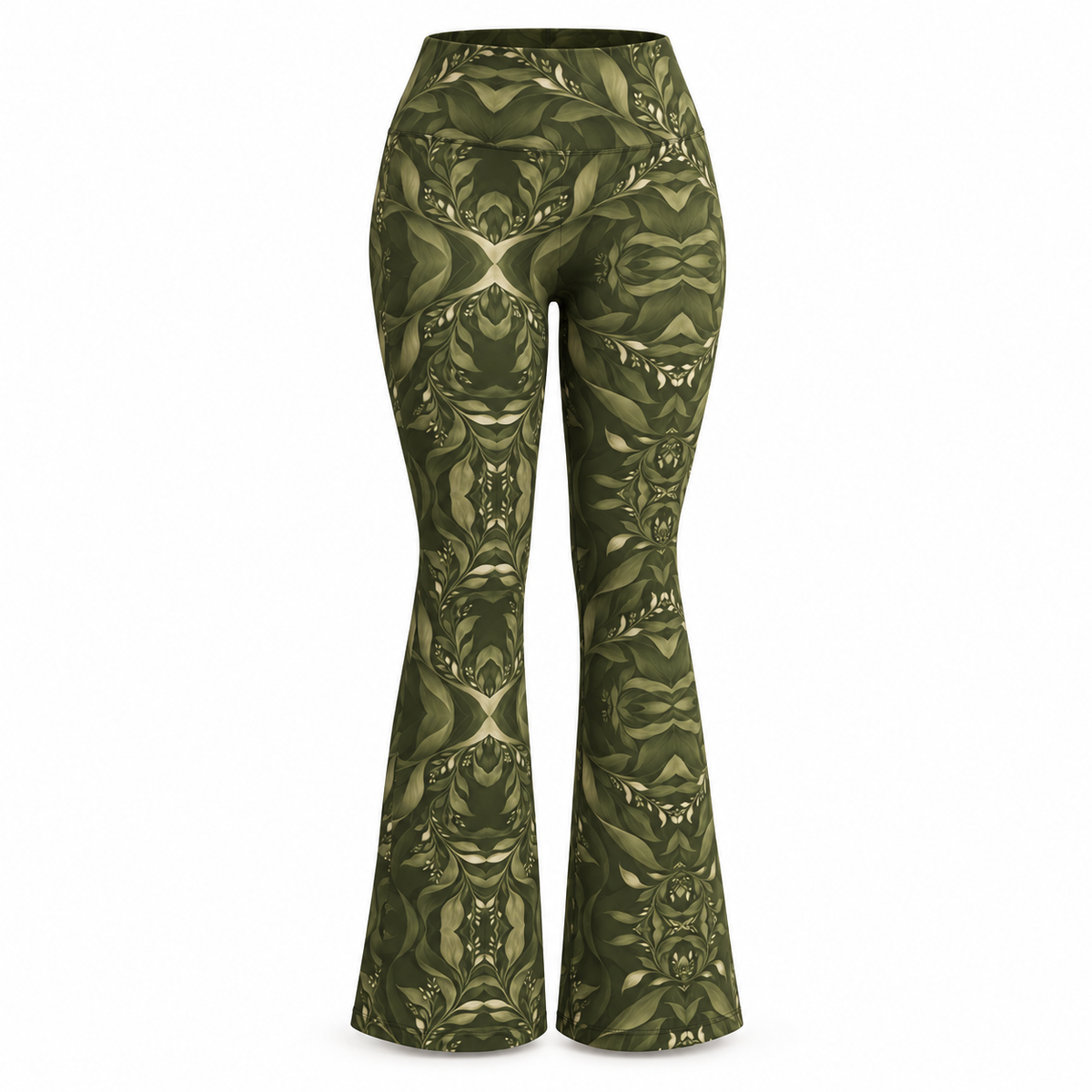 ZAQVE OLIVE MUSE — Botanical Flare Leggings