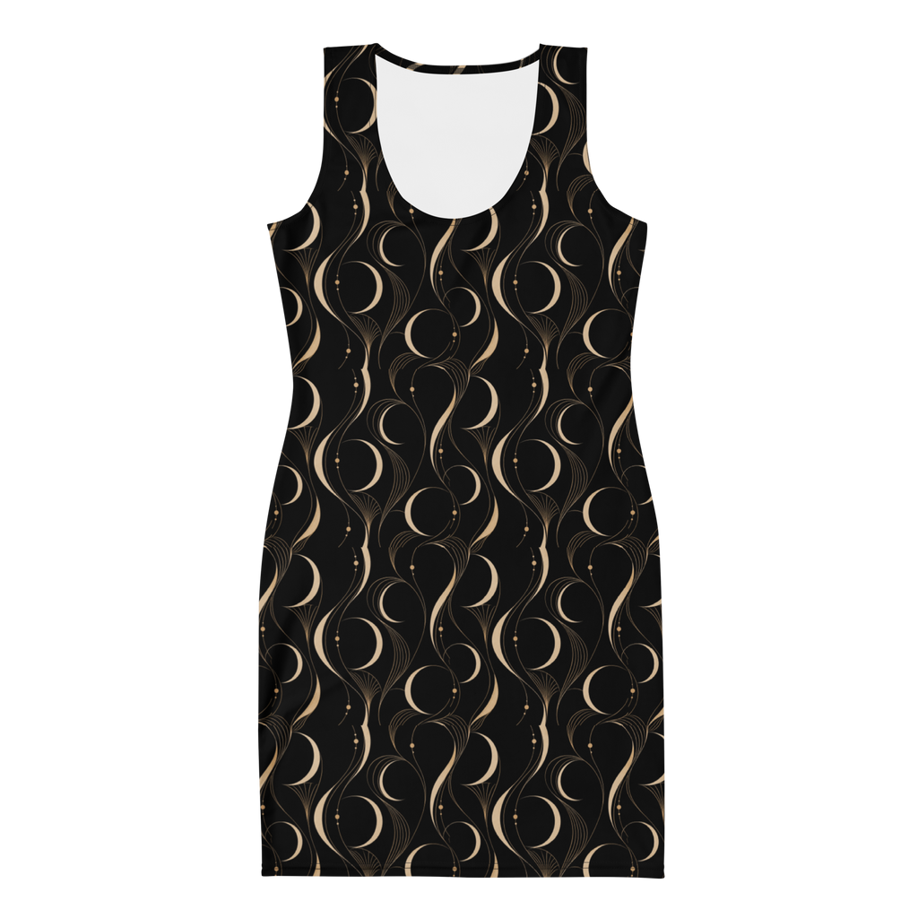 Printful manufacturing mockup — ZAQVE Éclipse dress front