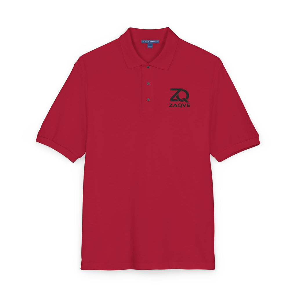 ZAQVE Monogram Performance Polo — additional product view.