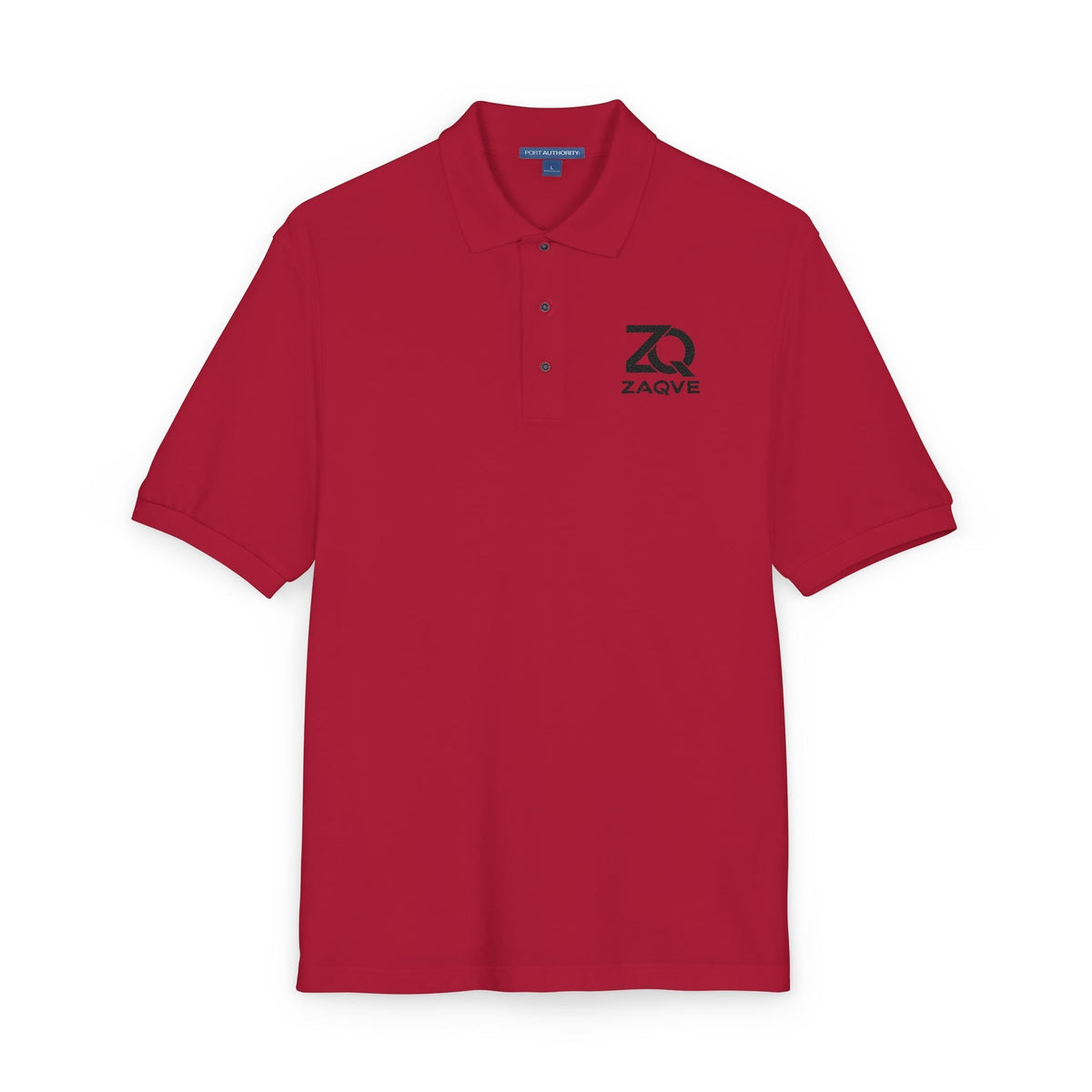 ZAQVE Monogram Performance Polo — additional product view.