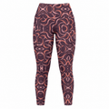 ZAQVE pulse plum leggings — ghost mannequin product view
