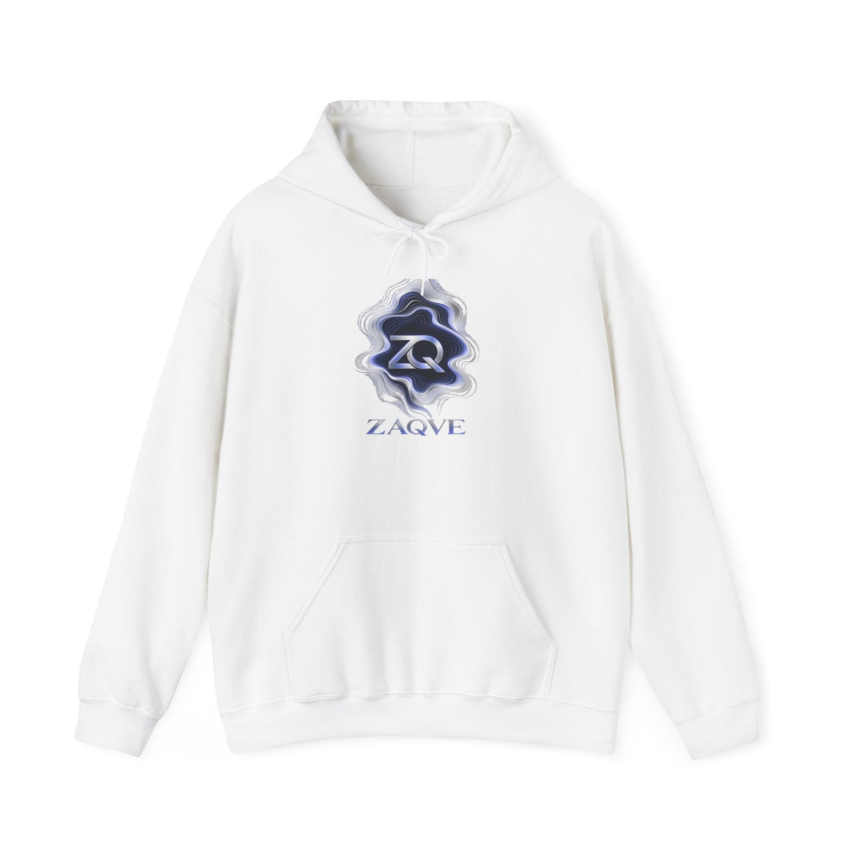 ZAQVE Snowglass Lightning hoodie actual color and print view