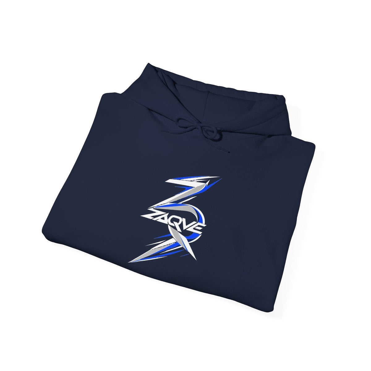 ZAQVE Snowglass Lightning hoodie actual color and print view