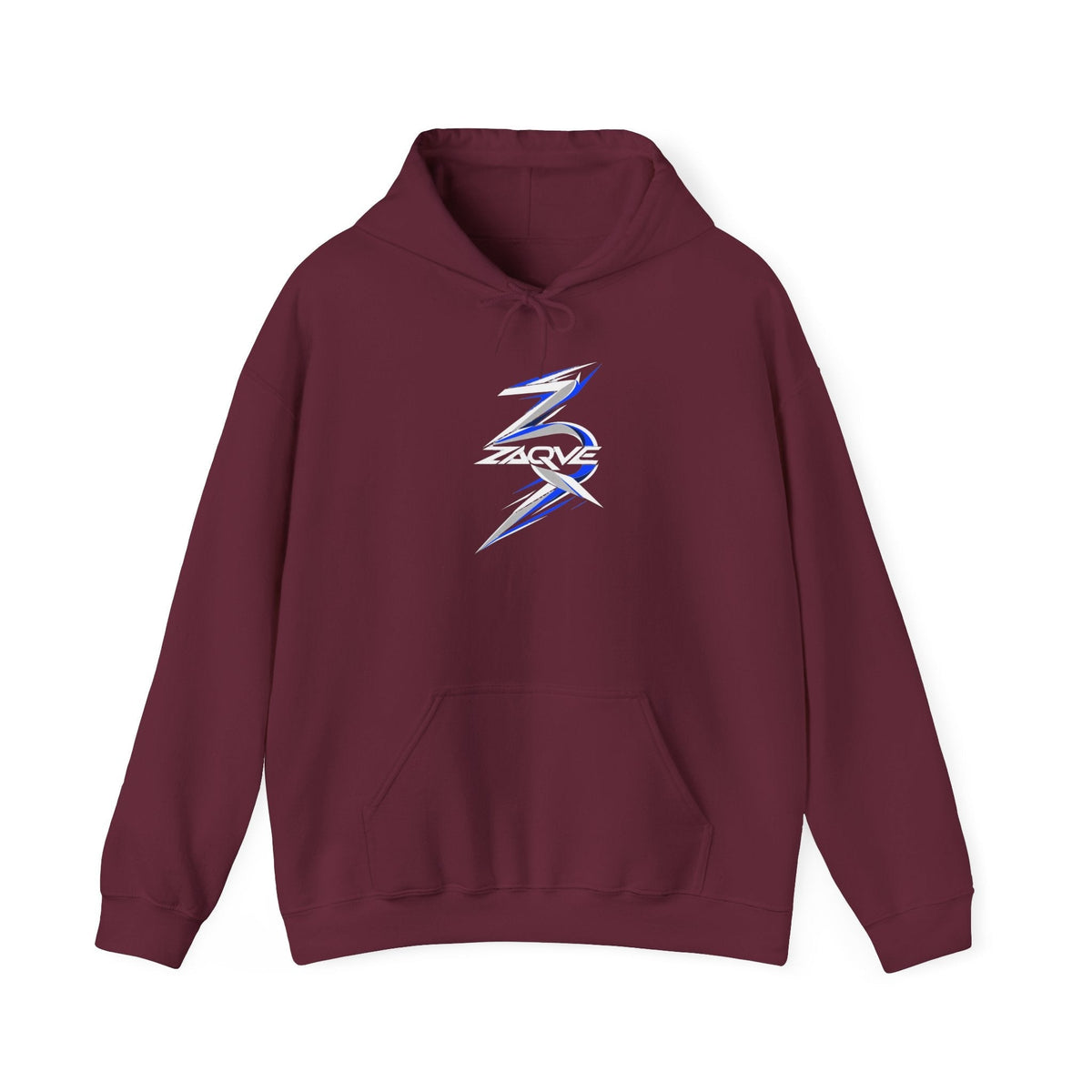 ZAQVE Snowglass Lightning hoodie actual color and print view