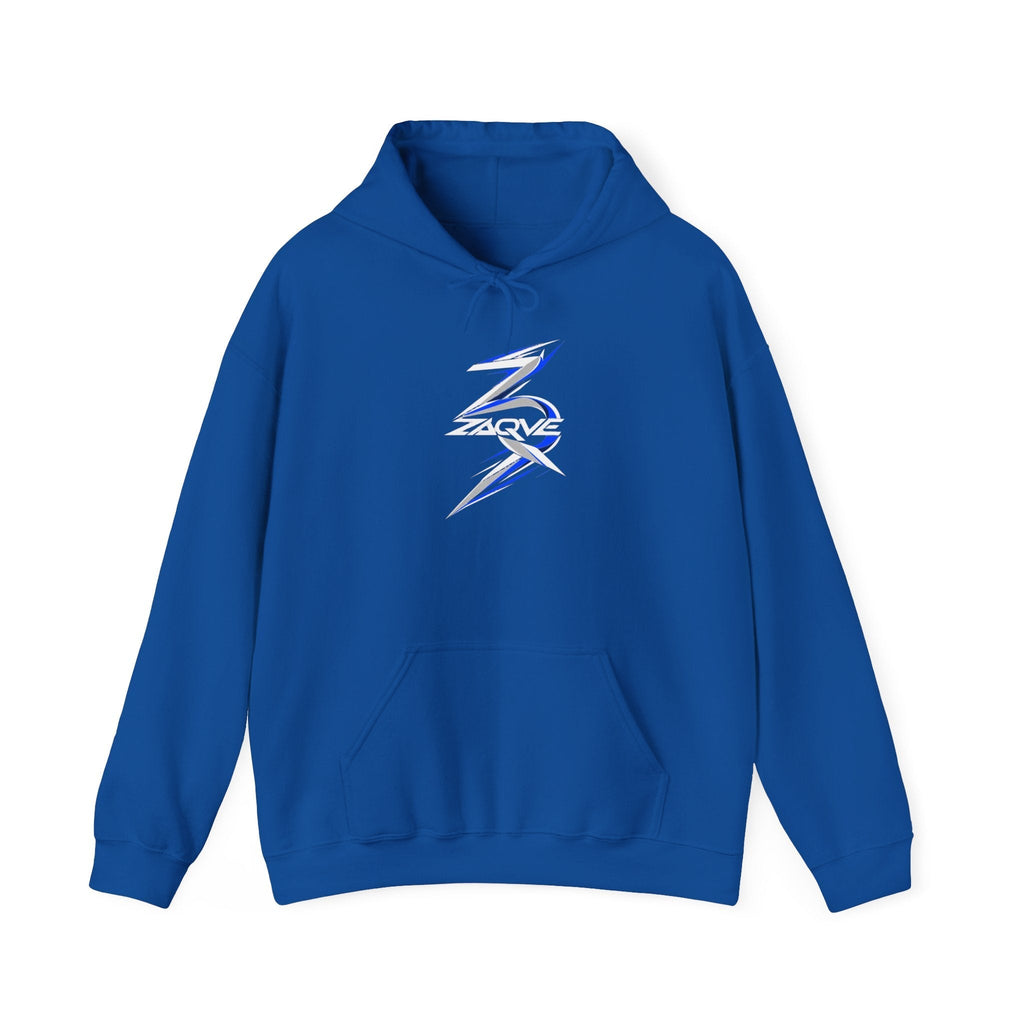 ZAQVE Snowglass Lightning hoodie actual color and print view