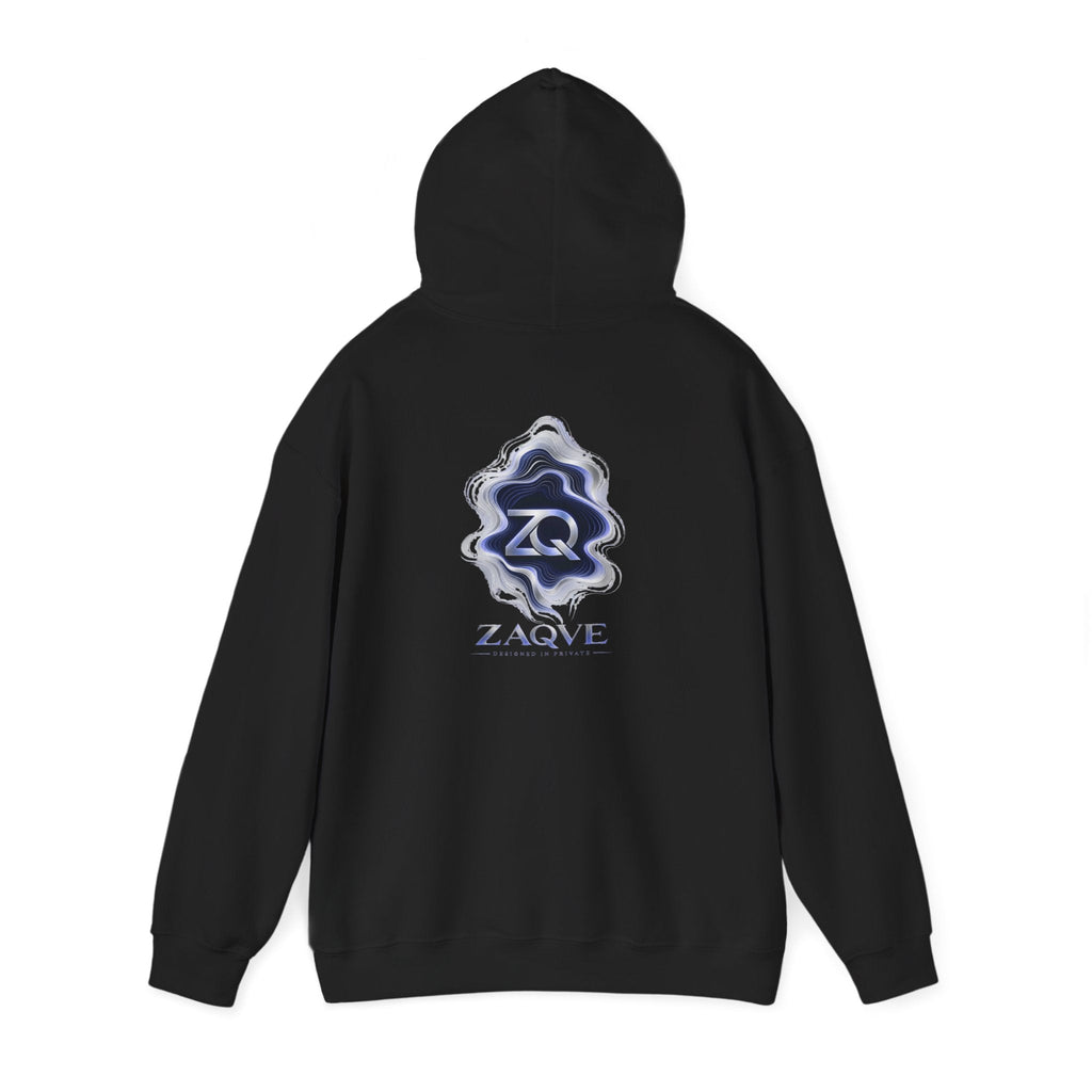 ZAQVE Snowglass Lightning hoodie actual color and print view