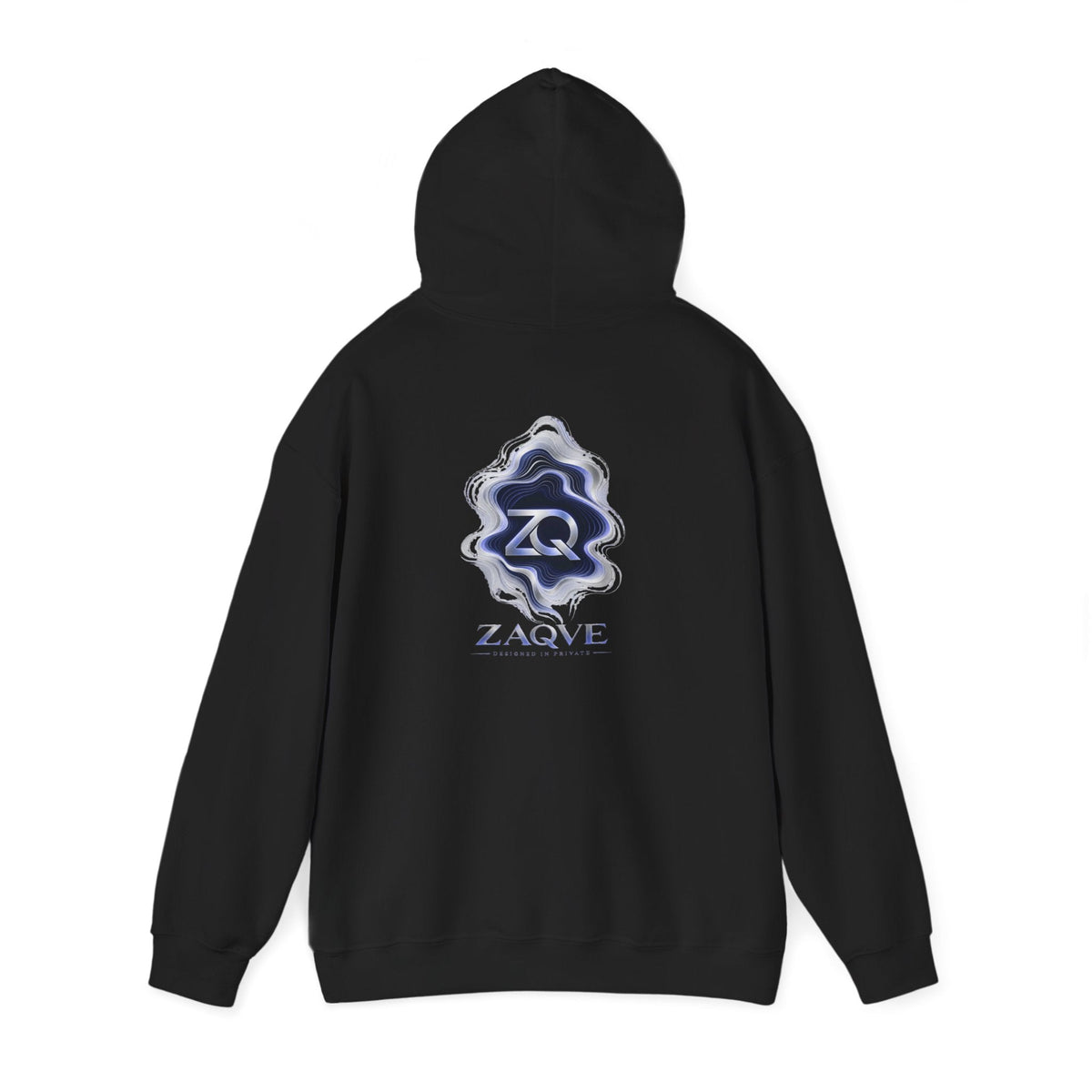 ZAQVE Snowglass Lightning hoodie actual color and print view