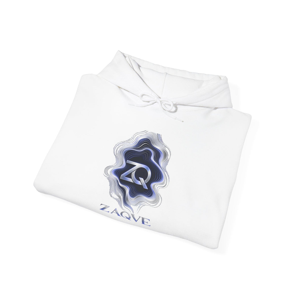 ZAQVE Snowglass Lightning hoodie actual color and print view