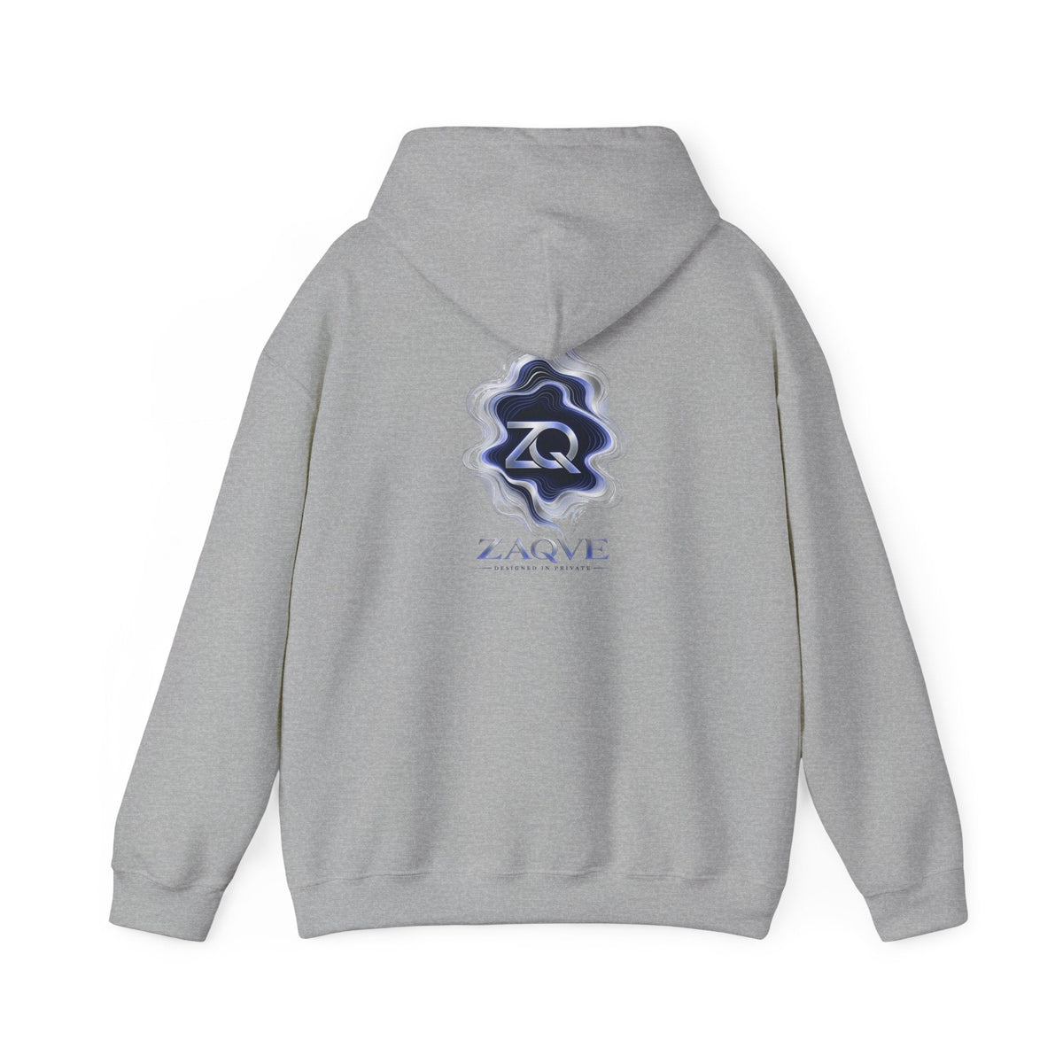 ZAQVE Snowglass Lightning hoodie actual color and print view