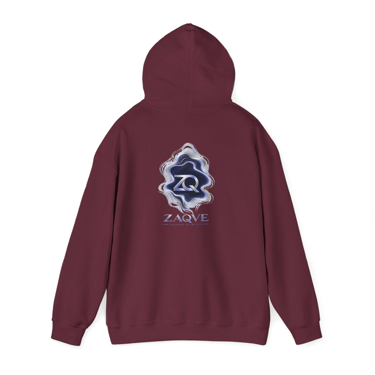 ZAQVE Snowglass Lightning hoodie actual color and print view