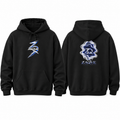 ZAQVE Snowglass Lightning hoodie front and back ghost mannequin